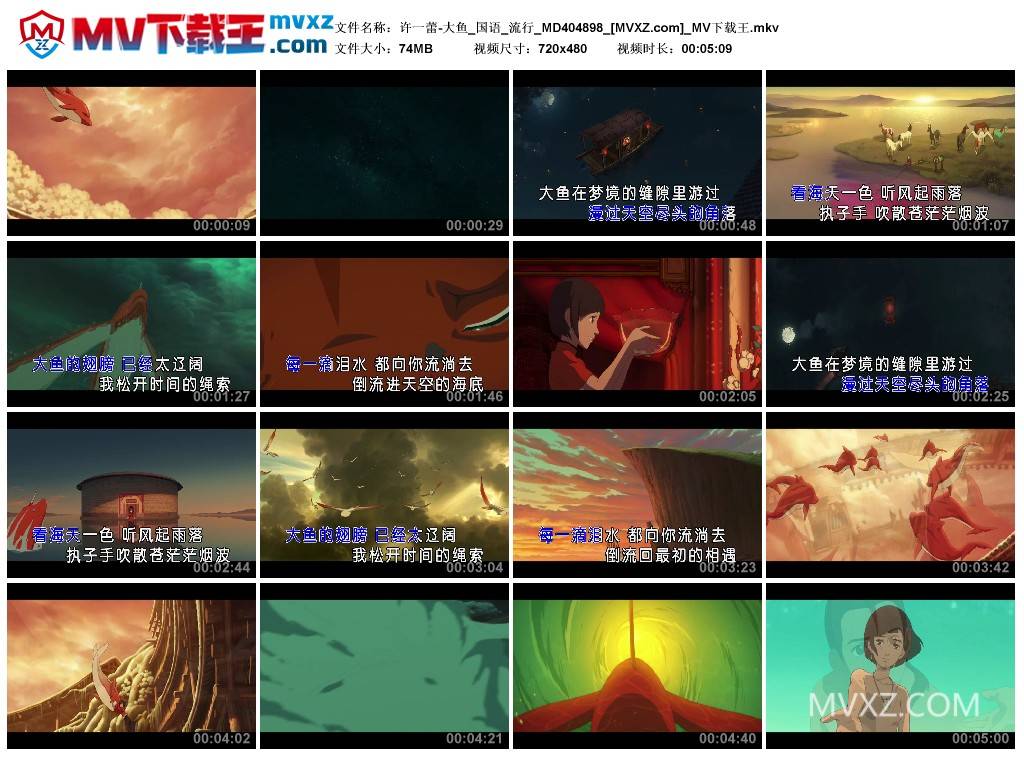 许一蕾-大鱼_国语_流行_MD404898